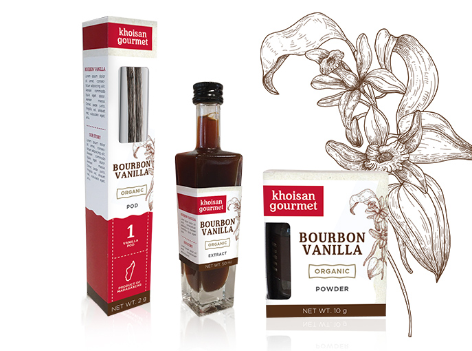 Our Branded Organic Bourbon Vanilla Range